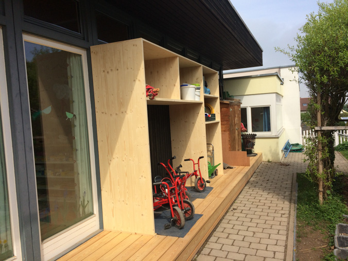 Johanneskindergarten Gerlingen Möbel für Spielgeräte