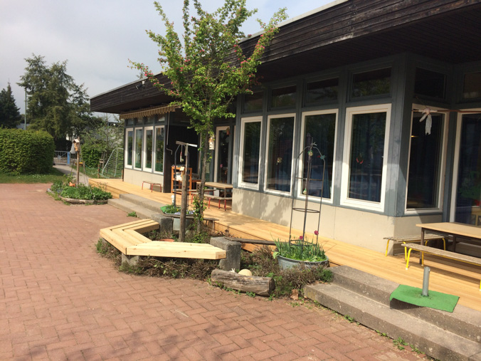 Johanneskindergarten in Gerlingen  Erneuerung Holzdecke