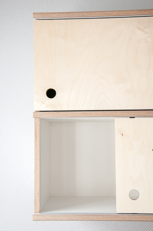 Schiebetür geöffnet